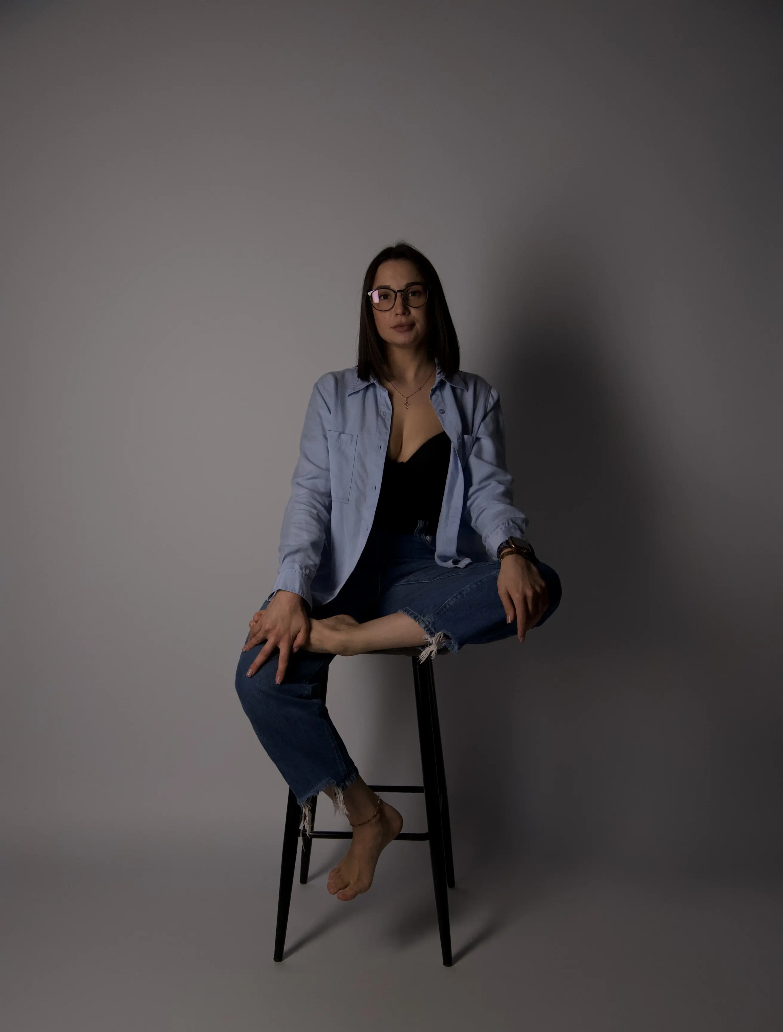 Фотография основателя компании в черно-белом формате